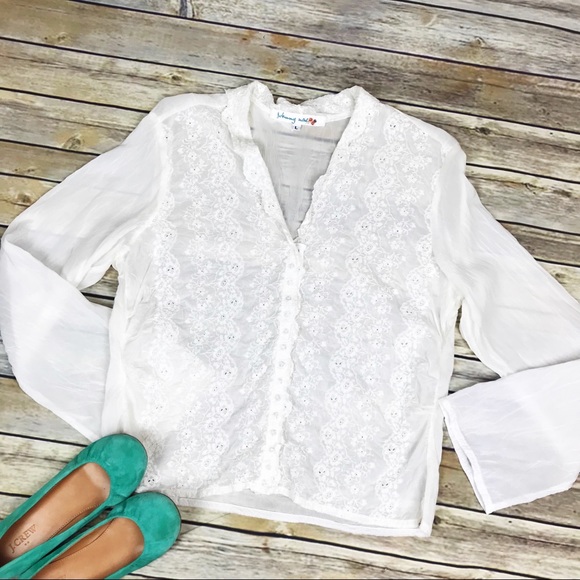 johnny was eyelet top